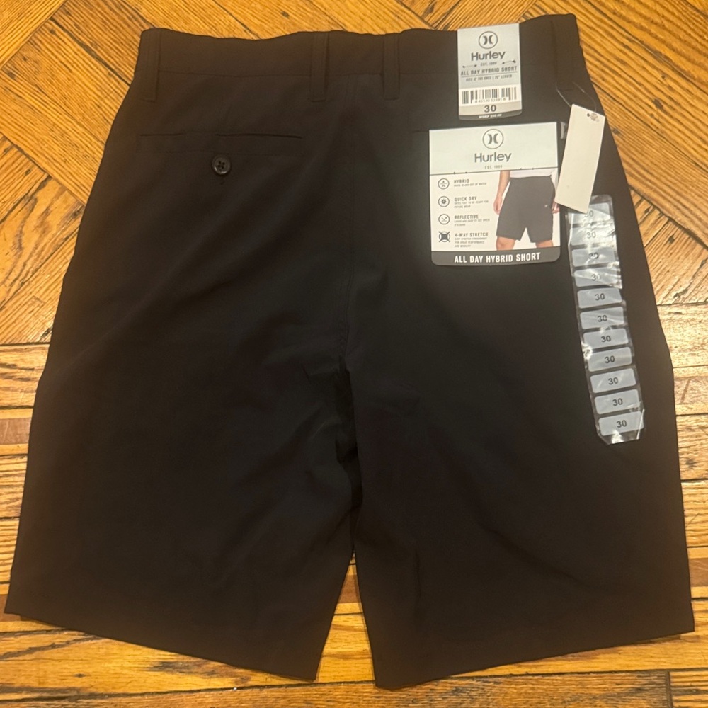 Hurley Men's Dark Gray Hybrid Shorts
